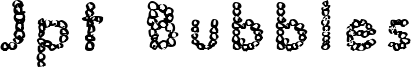 Jpt Bubbles Font