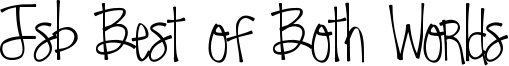 Jsb Best of Both Worlds Font