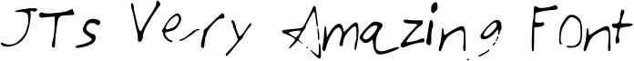 JTs Very Amazing Font Font