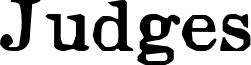 Judges Font