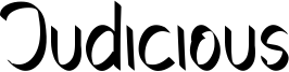 Judicious Font