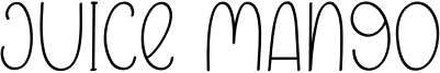 Juice Mango Font
