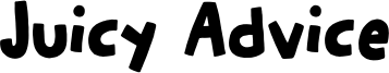 Juicy Advice Font