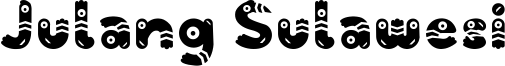 Julang Sulawesi Font