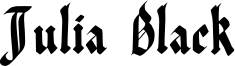 Julia Black Font