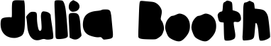 Julia Booth Font