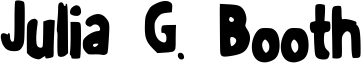 Julia G. Booth Font