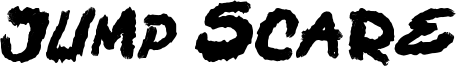 Jump Scare Font