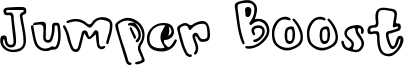 Jumper Boost Font