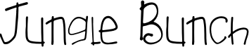 Jungle Bunch Font