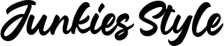 Junkies Style Font