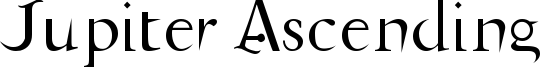Jupiter Ascending Font