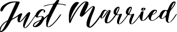 Just Married Font