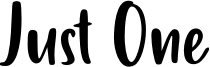 Just One Font