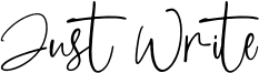 Just Write Font