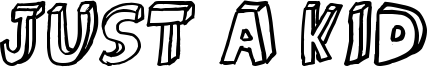 Just a kid Font