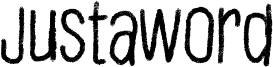 Justaword Font