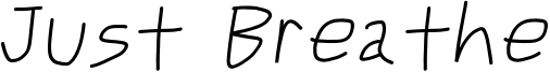 JustBreatheObl2.otf