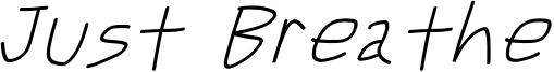 JustBreatheObl5.otf