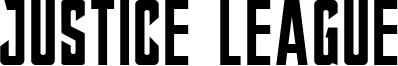 Justice League Font