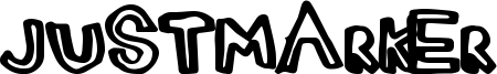 JustMarker Font