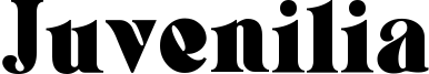 Juvenilia Font