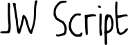 JW Script Font
