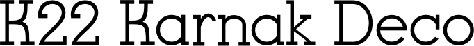 K22 Karnak Deco.otf