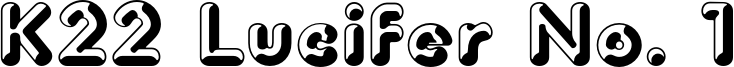 K22 Lucifer No. 1 Font