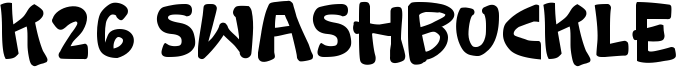 K26 Swashbuckle Font