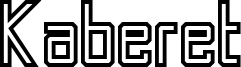 Kaberet Font
