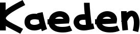 Kaeden Bold.otf