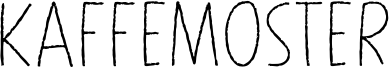 Kaffemoster Font