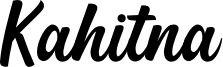 Kahitna Font