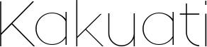 Kakuati Font