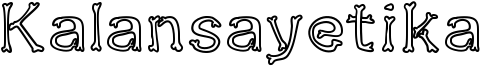 Kalansayetika Font