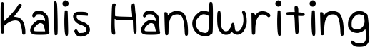 Kalis Handwriting Font