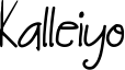 Kalleiyo Font
