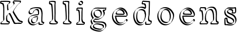 Kalligedoens Font
