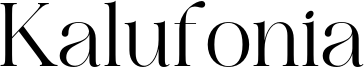 Kalufonia Font