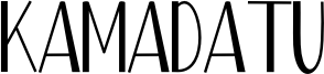 Kamadatu Font