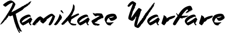 Kamikaze Warfare Font