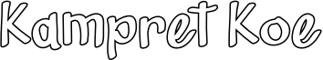 Kampret Koe Font