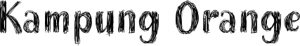 Kampung Orange Font