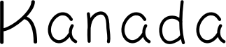 Kanada Font