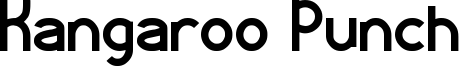 Kangaroo Punch Font