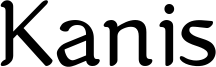 Kanis Font