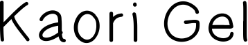 Kaori Gel Font