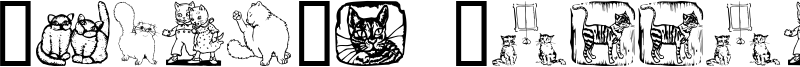 Karen's Kitties Font