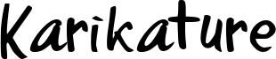 Karikature Font